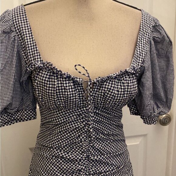 Jonathan Simkhai Puff Sleeve mini Dress, US4 - Picture 6 of 11